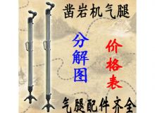 点击查看详细信息<br>标题：气腿式凿岩机气腿分解图 气腿配件 支腿配件 FT160系列气腿配 阅读次数：420