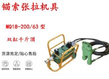 点击查看详细信息<br>标题：风动张拉机具 MQ18-200-63型 配双缸千斤顶 矿用锚索张拉机具 阅读次数：457