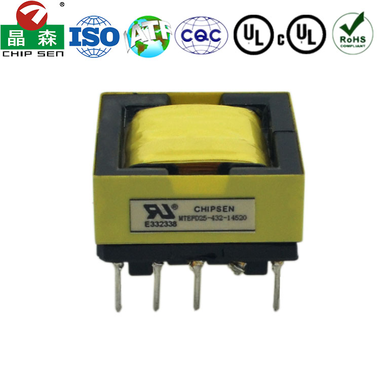 EFD25 4+4pn 12V/24W 2A开关电源变压器